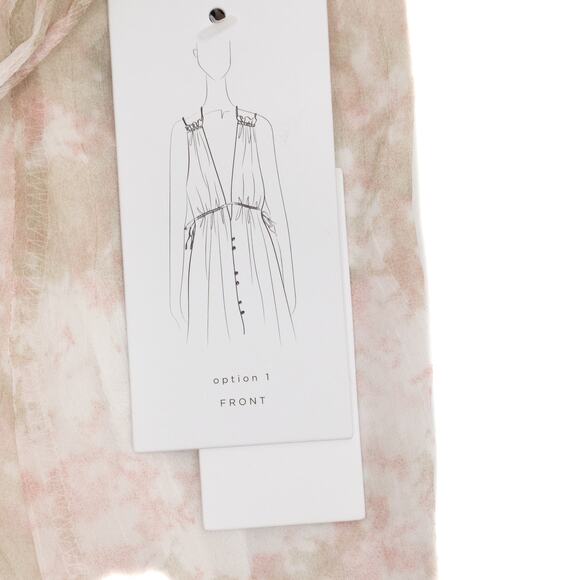 ASTR Sage Mauve Amalfi Tie Dye 2-Way Summer Halter Dress Size Medium - Picture 10 of 16